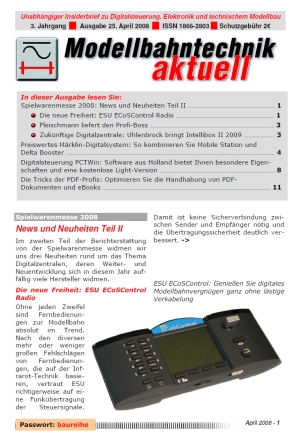 Modellbahntechnik aktuell Ausgabe 25