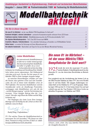 Modellbahntechnik aktuell Ausgabe 6