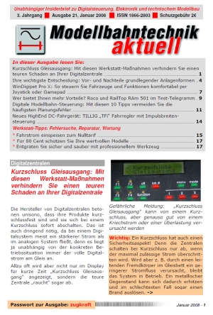 Modellbahntechnik aktuell Ausgabe 21