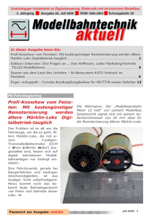 Modellbahntechnik aktuell Ausgabe 28