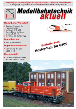 Modellbahntechnik aktuell Ausgabe 63 Januar 2014