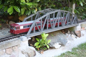 Die Brücke muss regelmäßig freigeschnitten werden