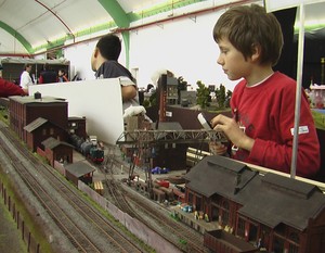 Präsentation der Ruhrtalbahn bei einer Ausstellung