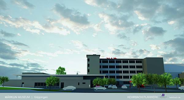 Baubeginn des märklineum am Firmenstammsitz in Göppingen