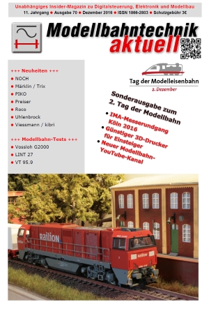 Modellbahntechnik aktuell 70 Dezember 2016