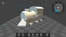 Die Oberfläche der Windows 3D-Builder App (Foto: Microsoft)