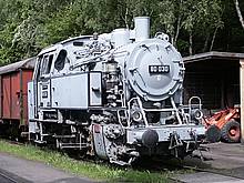 Dampflok Baureihe 80 im Fotoanstrich im Eisenbahnmuseum Bochum-Dahlhausen 2002 (Bildquelle Wikipedia, Urheber Henning Pietsch