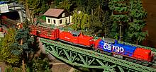 Auf der Faszination Modellbahn zeigt unter anderem Jörg Hammes  aus Villingen-Schwenningen seine H0-Anlage "Dem Holz auf der Spur" (Bild: Faszination Modellbahn)