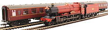 Der berühmte Harry-Potter-Express von Hornby im offiziellen Maßstab von 1:76 wurde in Lizenz sogar von Märklin vermarktet (Foto: Hornby)