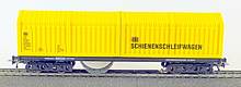 Ein solcher Schienenschleifwagen sorgt für einen sauberen elektrischen Kontakt und ist damit eine wirkungsvolle Maßnahme gegen unerwünschtes Funken (Foto: LUX Modellbau)