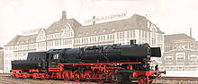 Maerklin-Modell der Dampflokomotive Baureihe 44 mit Wannentender