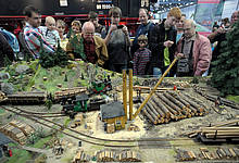 Einer sächsischen Tradition folgend spielten Schmalspur-Modellbahnen auf der modell-hobby-spiel eine große Rolle