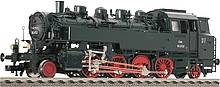 Dampflokomotive Rh 86 der ÖBB, mit Scheibenrad vorne, Ep. III, F+B (Foto: Fleischmann)