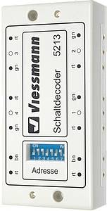 DIP-Switch "Mäuseklavier" auf einem Viessmann Schaltdecoder 5213