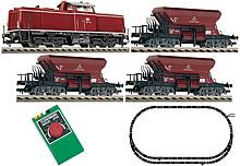 Fleischmann Startset des Jahres 2011, DB-Epoche III, BR V 100.20 plus Schotterwagen