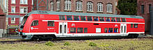 Doppelstock-Personenwagen (Steuerwagen) der DB, Betr.-Nr.508086-81068-8, Epoche V, DC, Hersteller Hobbytrade