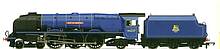Hornby Spur 00-Modell einer 2C1-Dampflok City of Bristol