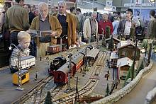 Die vielen einzigartigen Schauanlagen sind auf der Intermodellbau in Dortmund eines der vielen Highlights, hier eine LGB-Anlage in der Nenngröße 1:22,5
