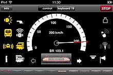 iPhone, iPod und iPad werden mit der Märklin Mobile Station App zu einem vollwertigen Fahrgerät für Ihre digital gesteuerten Lokomotiven (Bild: Märklin)