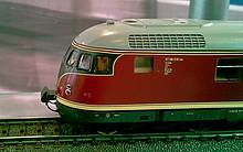 Modell des VT 08 von Märklin in der Spur H0: Der "Eierkopf" ist deutlich zu erkennen