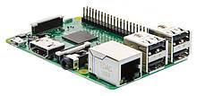 Der Einplatinen-Computer Raspberry Pi 3 ist neben Netzwerk- und HDMI-Schnittstelle nun auch mit den Funkschnittstellen WLAN und Bluetooth ausgestattet und bietet somit eine erheblich verbesserte Konnektivität (Foto: Raspberry Pi Foundation)