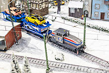 Märklin zeigte eine H0-StartUp-Anlage im Winterdesign