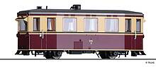 Triebwagen T1 der Gernrode-Harzgeroder Eisenbahn, Ep. II, Modell für die Nenngröße TT (1:120)
