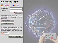 Der Startbildschirm des Märklin Webtrainings