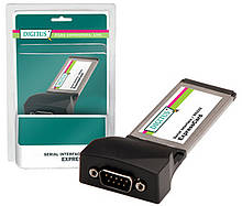 DIGITUS seriell rs232 Cardbus-Adapter 1-port