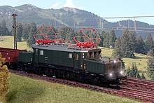 Das neue Märklin-Modell der E93 im Test (Foto und digitale Bildbearbeitung: Florian Holtbrügger)