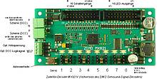 Mit dem neuen MX821 präsentiert ZIMO einen Servo-Decoder für 8 Servos, der ideal für Weichenantriebe und als Signaldecoder Anwendung bei der Digitalsteuerung einer Modellbahn-Anlage findet