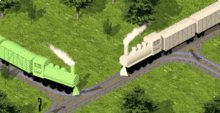 Typischer Fall einer Frontalkollision - zum Glück nur im animated GIF, sodass nichts und niemand zu Schaden gekommen ist (Bildquelle giphy.com)